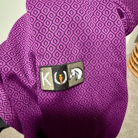 Kerrits Purple Geometric Quarter-Zip Top - Picture 3 of 4